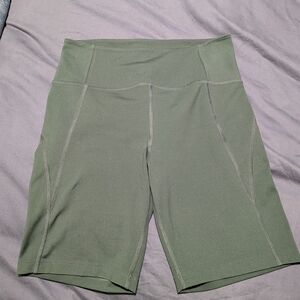 Girlfriend Collective Forest Green Bike Shorts
